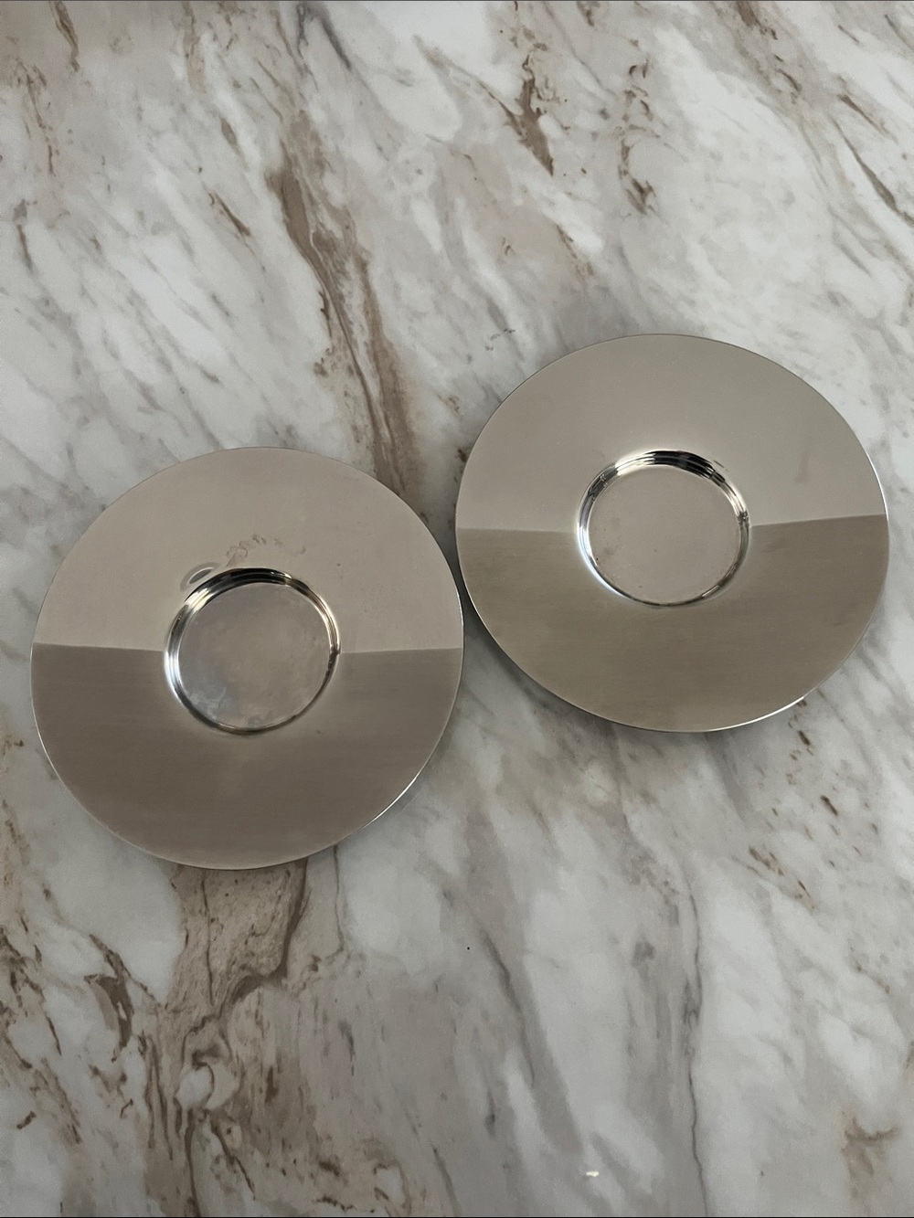 Nespresso Stainless Steel Saucers